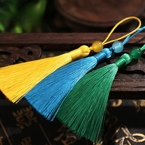 7Cm Tassel <b>Bookmark</b> Mixed Colors Polyester Fan Shape <b>Bookmarks</b> For Gift Business Use - Product Image 1