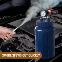 NCFKOS SD206 Máquina de humo automotriz con detector de fugas de presión de aire Coche Camiones EVAP Detección de tubería Analizador de fugas de humo