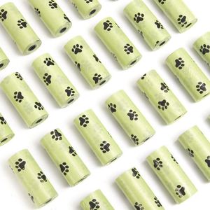 Ramasse-crottes portable et écologique pour chien, motif dessin animé, avec rouleaux de recharges et support de fixation pour laisse, en plastique, pour promenades en extérieur - Product Image 2