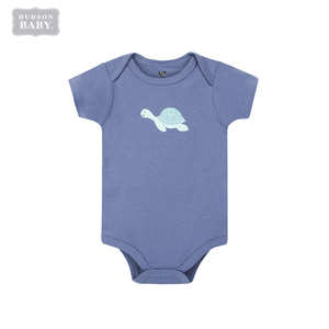 Wholesale 100% Cotton Knit Bodysuits 3pcs Casual Button Closure <strong>Onesies</strong> for Baby <strong>Boys</strong> Size 0-12 Months for Spring Clothing - Product Image 4