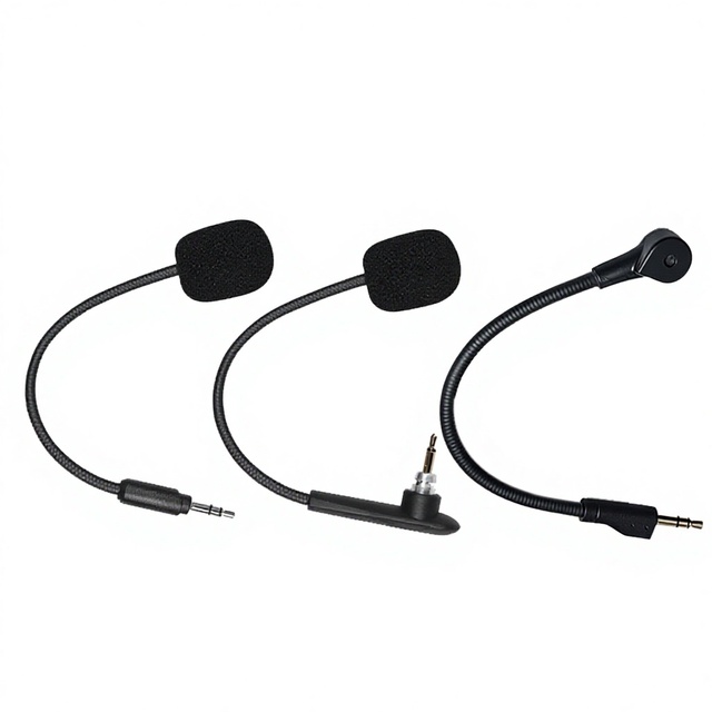 For G433 G233 GProx A40 Headset Microphone Boom Detachable Replacement Accessory with Noise Reduction & Anti-Spray 3.5mm
