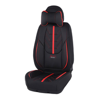 Housses de siège de voiture universelles en cuir PU, ensemble complet, toutes saisons, imperméables, respirantes, compatibles airbag, vente en gros