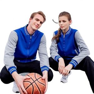 Veste de baseball varsity en coton pour homme, logo personnalisé imprimé en plusieurs couleurs - Product Image 3