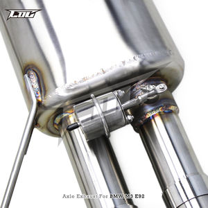 Système d'échappement Catback avec silencieux arrière à soupapes Auto 2.5 pouces pour BMW M3 E90/E92/E93 V8 4.0L 2008-2013 SUS304, compatible avec l'échappement d'origine - Product Image 3