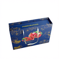 Emballage en carton ondulé pour supermarché, boîte d'emballage pour grenade, orange, pomme, kiwi, fruit du dragon et légumes