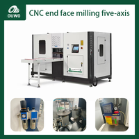 Machine de fraisage à cinq axes OUWO CNC pour profilés en aluminium, machine pour la fabrication de portes, machine pour la fabrication de portes et de fenêtres