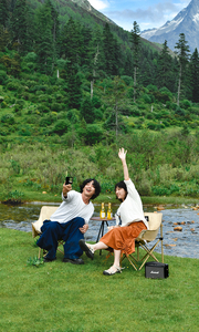 HISPEED 2023 Portable Outdoor <strong>Table</strong> <strong>Small</strong> and Round for Picnics and <strong>Camping</strong> - Product Image 5