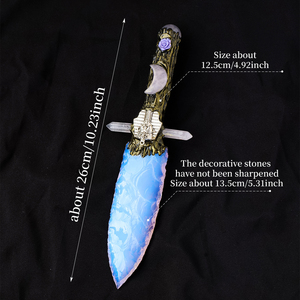 ดาบคริสตัลธรรมชา<span class=keywords><strong>ต</strong></span>ิขายส่ง สำหรับ<span class=keywords><strong>ต</strong></span>กแ<span class=keywords><strong>ต</strong></span>่งแท่นบูชา<span class=keywords><strong>คาถา</strong></span> ใช้ในพิธีกรรมทางจิ<span class=keywords><strong>ต</strong></span>วิญญาณและสมาธิ - Product Image 2
