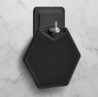 Éponge exfoliante en silicone pour le corps, brosse de douche manuelle, masseur corporel en silicone pour salle de bain