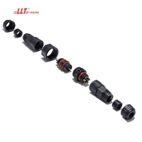 Conectores Lilutong M19 de 3+5 Pines, Cable a Cable, Impermeables IP67 IP68, para Cable de Atenuación de Luz para Cultivo de Plantas
