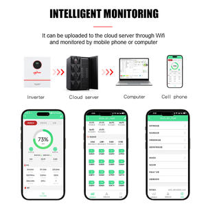 Baterías LiFePO4 de Polonia y Pakistán, Sistema de Almacenamiento de Energía para el Hogar de 48V 200Ah <span class=keywords><strong>10kwh</strong></span> con Módulo WiFi y Equilibrador Activo - Product Image 3