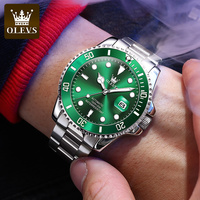 OLEVS 6650 vente chaude mode hommes montre mécanique bande en acier inoxydable Tourbillon étanche montre lumineuse ensemble de montres d'affaires