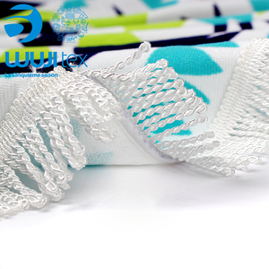 Toalla de playa con estampado reactivo de borlas GRS de estilo europeo personalizable Manta de playa tropical Técnicas lisas de punto - Product Image 3