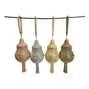 Suministro al por mayor para mujeres Nuevo bolso árabe de moda Bolsos Fiesta Metal Potli Lentejuelas Decoración Precio disponible para Ex - Product Image 1