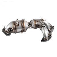 Convertisseur catalytique à trois voies compatible avec le tuyau d'échappement de voiture 0713 2.5L