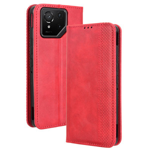 Étui portefeuille en cuir à motif rétro à boucle magnétique pour téléphone Asus Rog 9/9 Pro - Product Image 5