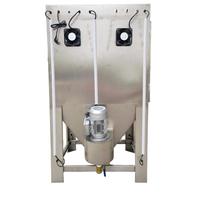 Machine de ponçage à vapeur de précision, cabine de sablage à eau, pompe, moteur pour le nettoyage des surfaces métalliques, fonctionnement manuel, ultra