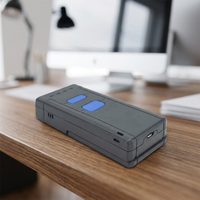 Lecteur de codes-barres laser sans fil portable 1D de haute qualité