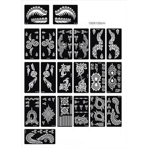 สติกเกอร์ลาย<span class=keywords><strong>สัก</strong></span> 3 มิติ ขนาดเล็กยอดนิยม <span class=keywords><strong>ลาย</strong></span>เฮนน่า สาวเซ็กซี่ <span class=keywords><strong>ลาย</strong></span>ฉลุสำหรับเพ้นท์ร่างกาย กระดาษ<span class=keywords><strong>ลาย</strong></span>ฉลุสำหรับ<span class=keywords><strong>สัก</strong></span> - Product Image 1