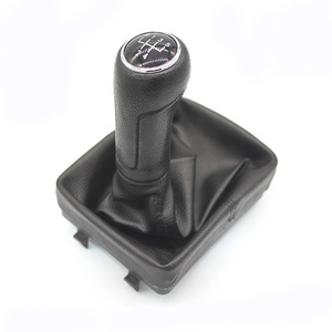 Volkswagen Polo Gear <b>Shift</b> <b>Knob</b> Leather Dust Cover 5 Speed 6 Speed Ergonomic Fitment - Product Image 2