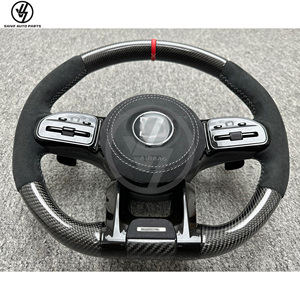 พวงมาลัยคาร์บอนไฟเบอร์แบบ B Style Upgrade พร้อมปุ่มควบคุม สำหรับรถยนต์ Mercedes Benz G-Class G Wagon W464 G63 AMG G500 G550 ปี 2019-2024 - Product Image 4