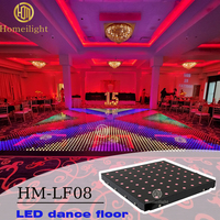 Panneaux de sol vidéo lumineux 3D Pixel DMX pour événements de mariage et spectacles