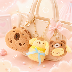 Monedero de Peluche con Forma de Animal, Llavero, Mini Cartera, Bolsa Pequeña, Bolsita de Almacenamiento, Regalo - Product Image 2
