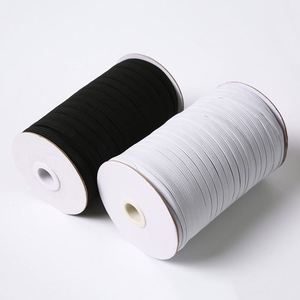 Custom Woven Elastic Bands 3/8 Flat Cord Stretch Strap <b>Sewing</b> and Crafting Braided Elastic Straps Direct From Factory - Product Image 1