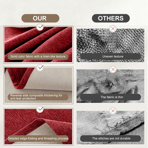 <span class=keywords><strong>Nappe</strong></span> de table professionnelle moderne écologique en velours tissé bordeaux 100% polyester, résistante aux taches et imperméable, pour <span class=keywords><strong>restaurant</strong></span> - Product Image 4