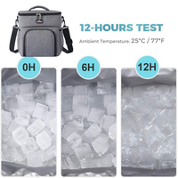 Sac isotherme de luxe personnalisable en tissu Oxford épais et imperméable pour aliments et boissons froides, idéal pour l'extérieur