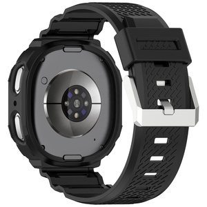 Vente en gros usine – Bracelet de remplacement 2-en-1 en silicone TPU pour Samsung Watch 8 40mm 44mm, boucle sport 20mm entièrement recouvrante - Product Image 2