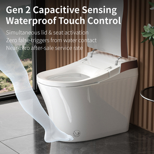 WC intelligent MWD à commande vocale moderne, 110V norme US, chasse d'<span class=keywords><strong>eau</strong></span> automatique à capteur, bidet intelligent pour projets hôteliers OEM - Product Image 4