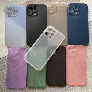 Funda Ultrafina Translúcida Mate de PP para iPhone 17 Air 16 15 Plus 14 <span class=keywords><strong>PRO</strong></span> MAX 13 con Protector de Cámara Esmerilado - Product Image 6