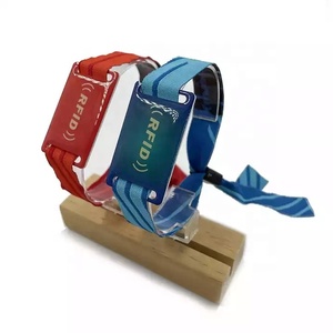 125Khz <span class=keywords><strong>Rfid</strong></span> concierto pulsera 13,56 MHz Nfc Mini tarjeta etiqueta tejido tela evento NFC pulsera para festivales maratones - Product Image 4