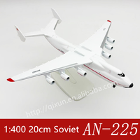 Modèle d'avion moulé sous pression AN225 de la compagnie aérienne soviétique Antonov, en alliage, échelle 1:400, 20 cm, prix de gros