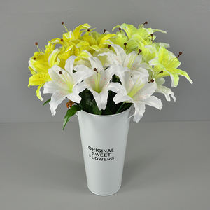 Vente en gros directe 7 tête <span class=keywords><strong>tigre</strong></span> <span class=keywords><strong>orchidée</strong></span> lys bouquet artificiel fleurs de mariage <span class=keywords><strong>orchidée</strong></span> artificielle pour la décoration de mariage - Product Image 6