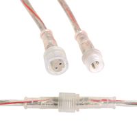 Câble Connecteur LED Étanche IP67 2, 3 ou 4 Broches Mâle/Femelle, Rallonge pour Bande LED RGB, Éclairage Extérieur