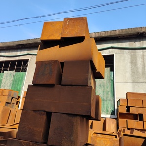 Pots <span class=keywords><strong>à</strong></span> fleurs résistants aux intempéries, jardinières sur mesure, pots <span class=keywords><strong>à</strong></span> plantes en acier corten - Product Image 3