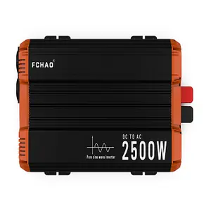 FCHAO 2500W off grid power inverter 12v 24v 48v 2500w inverter with battery charger by factory supply