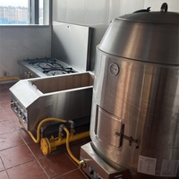 Four à rôtir à gaz commercial de grande capacité Équipement de barbecue pour restaurants et magasins de rôtissage de viande