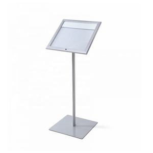 Espositore per Menu Poster in acciaio inossidabile con lucidatura personalizzata per esterni di alta qualità - Product Image 1