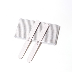 50 cái móng tay chuyên nghiệp tập tin 80/100 Grit thẳng ngựa vằn Acrylic tập tin 7 "nhanh chóng nộp hồ sơ móng tay - Product Image 6