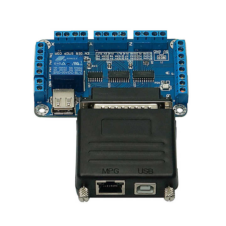 CNC MACH3 USB to Parallel LPT Port Converter Adapter 6 Axis Controller mach3 Parallel Port to USB