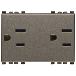 สวิตช์โลหะ 2 ช่อง SICURY 2P+T 15A มาตรฐาน USA+SASO ขนาด 5.3x3.9x7.6 ซม. อุปกรณ์จ่ายไฟ - Product Image 1