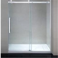 Salle de douche fermée profilé en aluminium porte de douche kits