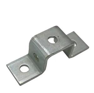 Accessoires de canalisation : Connecteurs en U, attaches de selle carrées en acier pour profilés en C, connecteurs croisés pour montants - Product Image 2