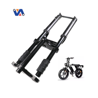Fourche avant de vélo à pneus larges NEW IMAGE 20 pouces pour OUXI V80, amortisseur, fourche de suspension avant de vélo électrique 20 pouces, remplacement