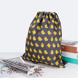 Sac à dos à cordon en polyester durable et écologique pour l'extérieur, personnalisable en taille et forme, idéal pour le sport, la <span class=keywords><strong>gym</strong></span> et les promotions - Product Image 2