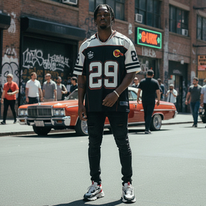 Camiseta Deportiva Personalizada con Sublimación, Estilo Vintage, Malla de Poliéster, Talla Grande, para Club de Fútbol - Product Image 1