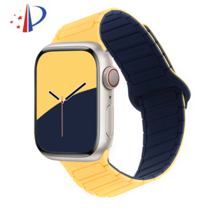 <span class=keywords><strong>Bracelet</strong></span> magnétique en silicone pour <span class=keywords><strong>Apple</strong></span> <span class=keywords><strong>Watch</strong></span> Ultra, compatible avec les tailles 38/40/41/42/44/45/49 mm, <span class=keywords><strong>bracelet</strong></span> en caoutchouc pour montre connectée - Product Image 3